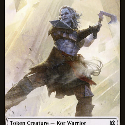 Hydra // Kor Warrior Double-Sided Token [Zendikar Rising Tokens]