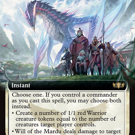 Will of the Mardu (Extended Art) [Tarkir: Dragonstorm Commander]