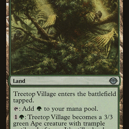 Treetop Village [Duel Decks: Garruk vs. Liliana]