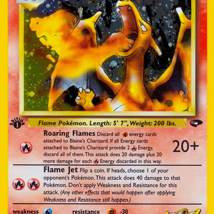 Blaine's Charizard (2/132) [Gym Challenge 1st Edition]