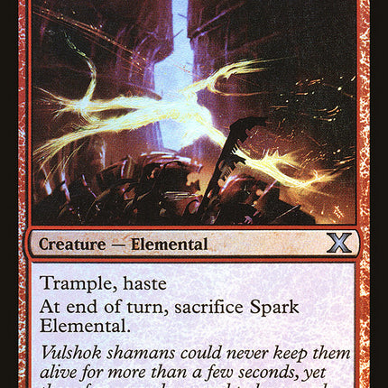Spark Elemental (Premium Foil) [Tenth Edition]