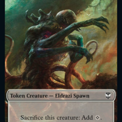 Eldrazi Spawn // Human Double-Sided Token [Streets of New Capenna Commander Tokens]