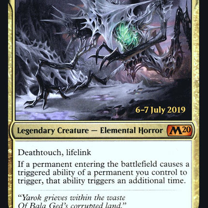 Yarok, the Desecrated [Core Set 2020 Prerelease Promos]