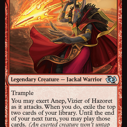 Anep, Vizier of Hazoret (Anime) [Foundations Jumpstart]