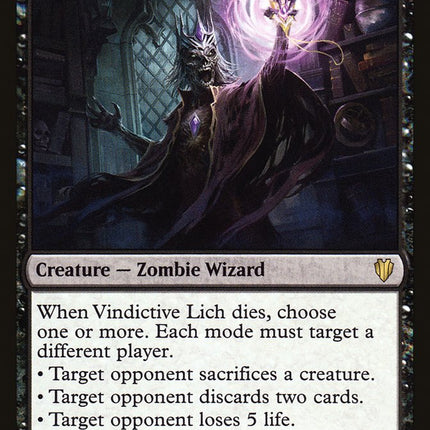 Vindictive Lich [Commander 2017]