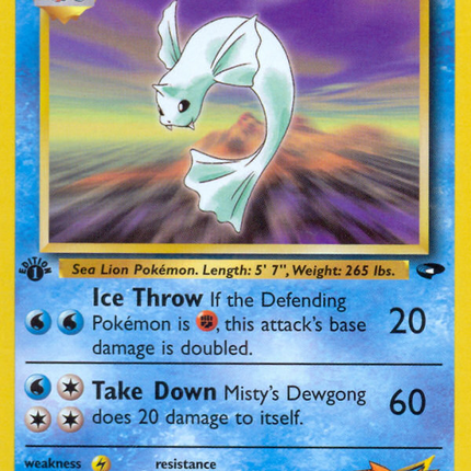 Misty's Dewgong (54/132) [Gym Challenge 1st Edition]