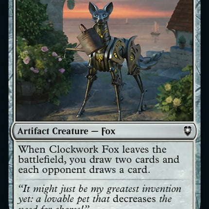 Clockwork Fox [Commander Legends: Battle for Baldur's Gate]