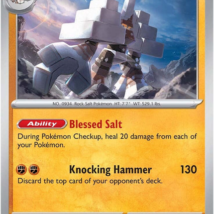 Garganacl (123/193) [Scarlet & Violet: Paldea Evolved]