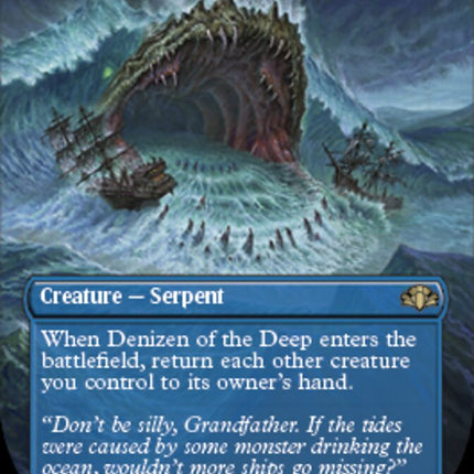 Denizen of the Deep (Borderless Alternate Art) [Dominaria Remastered]