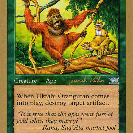 Uktabi Orangutan (Janosch Kuhn) (SB) [World Championship Decks 2000]