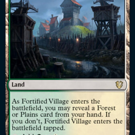 Fortified Village [Innistrad: Midnight Hunt Commander]