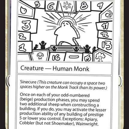 Abbot of the Sacred Meeple [Mystery Booster 2 Playtest Cards]
