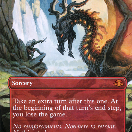 Last Chance (Borderless Alternate Art) [Dominaria Remastered]