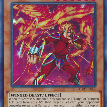 Red Dragon Ninja [SHVA-EN025] Super Rare