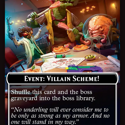 Event: Villain Scheme! [Teenage Mutant Ninja Turtles Commander Tokens]