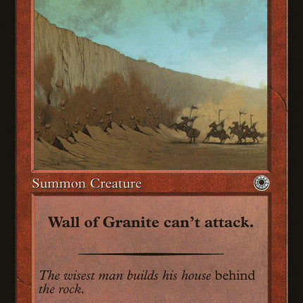 Wall of Granite [Portal]
