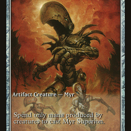 Myr Superion (Game Day) (Extended Art) [New Phyrexia Promos]
