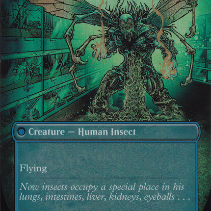 Delver of Secrets // Insectile Aberration (Borderless) [Secret Lair: From Cute to Brute]