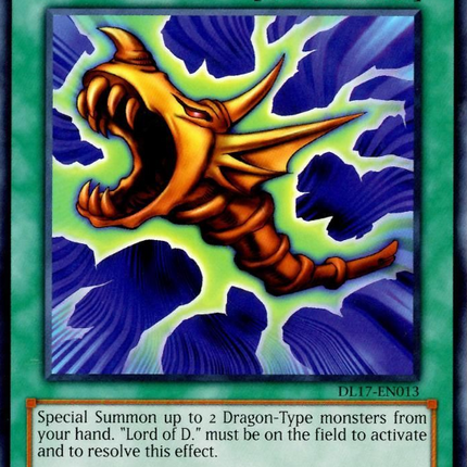 The Flute of Summoning Dragon (Purple) [DL17-EN013] Rare