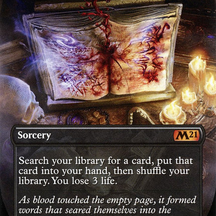 Grim Tutor (Borderless Alternate Art) [Core Set 2021]