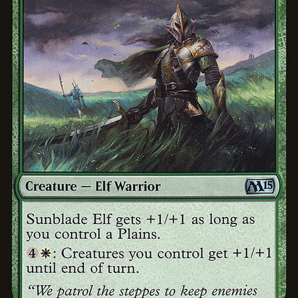 Sunblade Elf [Magic 2015]