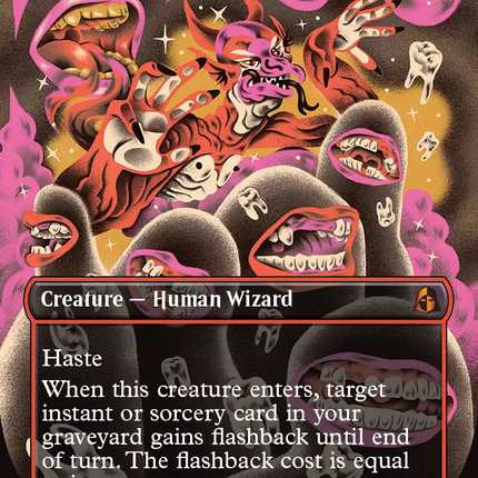 Stingcaster Mage (Borderless) (0447) [Reality Fracture]