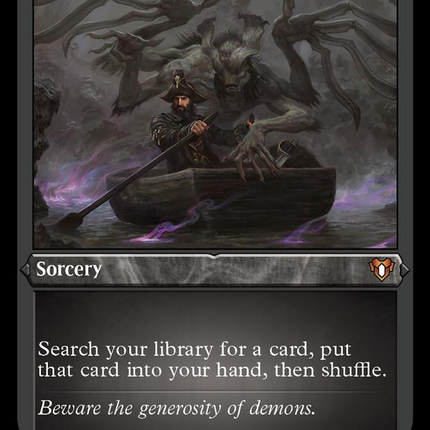 Demonic Tutor (Foil Etched) [Commander Masters]