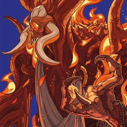 Phlage, Titan of Fire's Fury Art Card [Modern Horizons 3 Art Series]