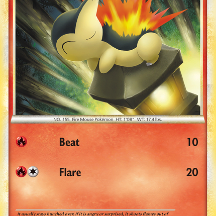 Cyndaquil (61/123) [HeartGold & SoulSilver: Base Set]