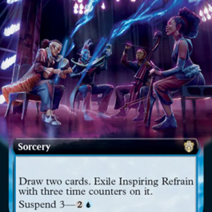 Inspiring Refrain (Extended Art) [Commander 2021]