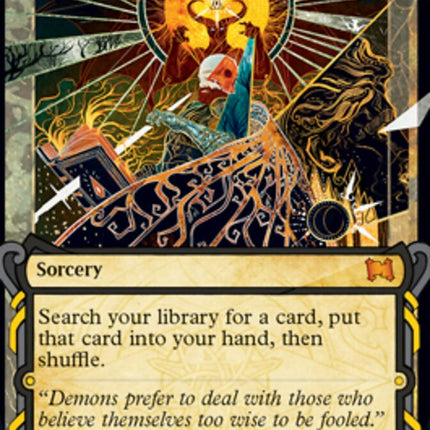 Demonic Tutor (Foil Etched) [Strixhaven: School of Mages Mystical Archive]