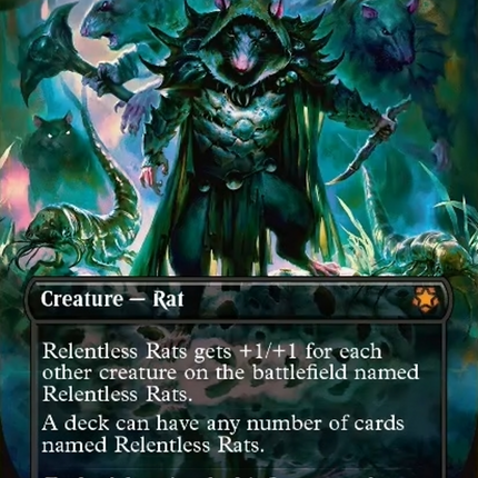 Relentless Rats (Borderless) [Bloomburrow Special Guests]