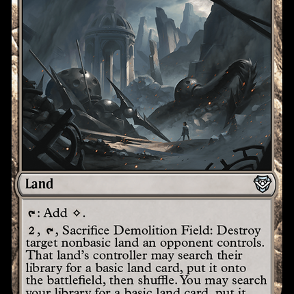 Demolition Field [Outlaws of Thunder Junction Commander]