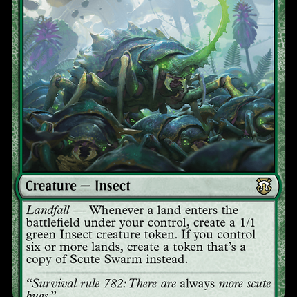 Scute Swarm (Ripple Foil) [Modern Horizons 3 Commander]