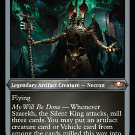 Szarekh, the Silent King (Display Commander) (Surge Foil) [Warhammer 40,000]