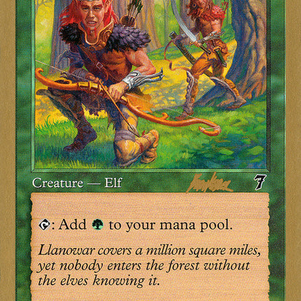 Llanowar Elves (Brian Kibler) [World Championship Decks 2002]