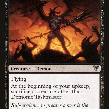 Demonic Taskmaster [Avacyn Restored]