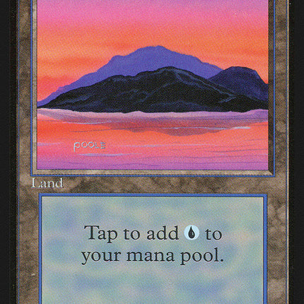 Island (Sunset / Signature on Left) [International Collectors' Edition]