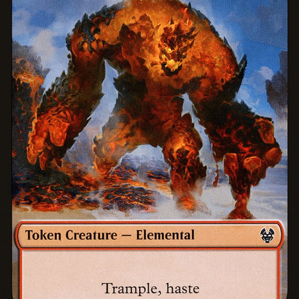 Human Soldier // Elemental Double-Sided Token [Theros Beyond Death Tokens]