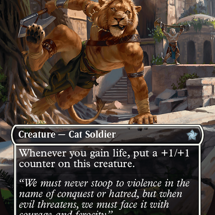 Ajani's Pridemate (Borderless) [Foundations]