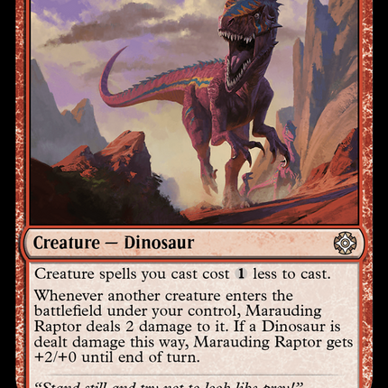 Marauding Raptor [The Lost Caverns of Ixalan Commander]