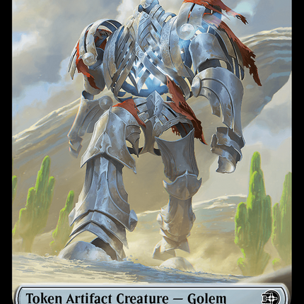 Golem // Plot Double-Sided Token [Outlaws of Thunder Junction: The Big Score Tokens]