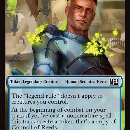 Council of Reeds (024) // Merfolk (024) Double-Sided Token (Surge Foil) [Marvel Super Heroes Commander Tokens]