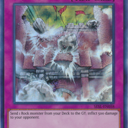 Rock Bombardment [SESL-EN058] Super Rare