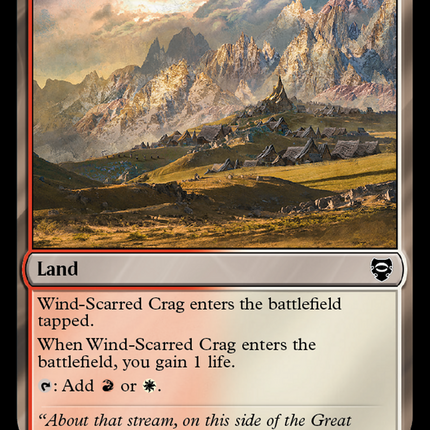 Wind-Scarred Crag [The Lord of the Rings: Tales of Middle-Earth Commander]