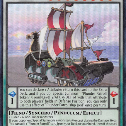 Plunder Patrollship Jord [PHHY-EN041] Super Rare