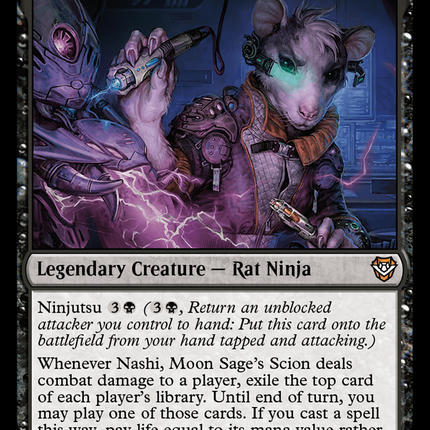 Nashi, Moon Sage's Scion [Outlaws of Thunder Junction Commander]