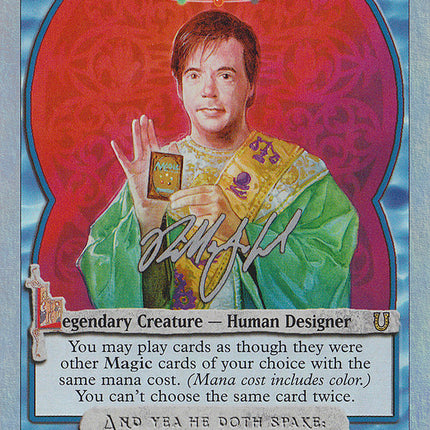 Richard Garfield, Ph.D. (Alternate Foil) [Unhinged]