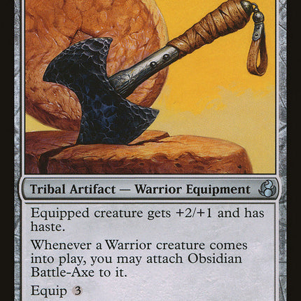 Obsidian Battle-Axe [Morningtide]