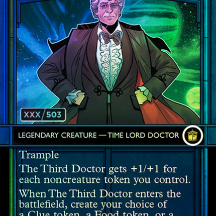 The Third Doctor (Serial Numbered) [Doctor Who]
